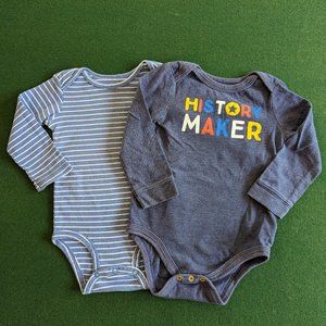 Bundle Boy's Blue Onesies/Bodysuits 18 Months 💙